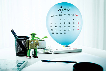 Balónkový kalendář