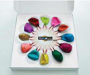 Balónkový kalendář