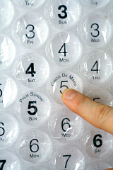 Bublinkový kalendář