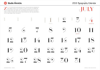 Kalendář studia Hinrichs